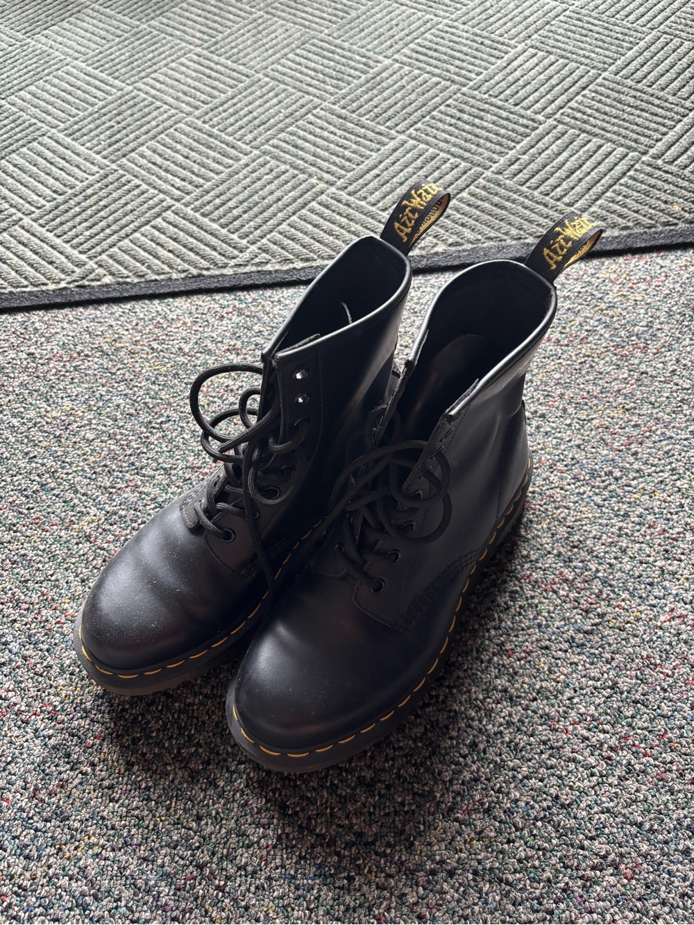 Dr. Martens Black Lace-Up Boots